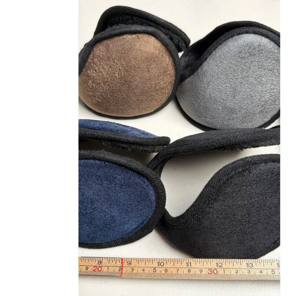 4 Pack Kids Fleece Ear Muffs Multicolor Winter Warm Ear Warmers Ski Snowboard